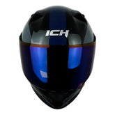 Casco Ich 3120 Further Negro Azul Navy Visor Azul